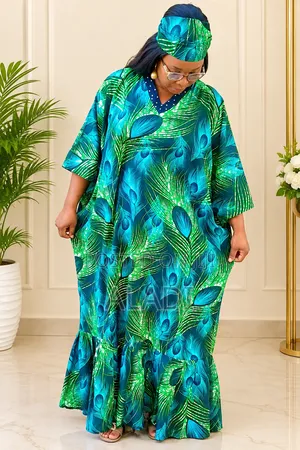Elegant Ankara Kaftan Outfit for Women
