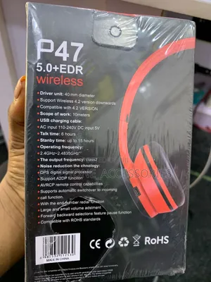 Original P47 Wireless Bluetooth 5.0+EDR Headphones