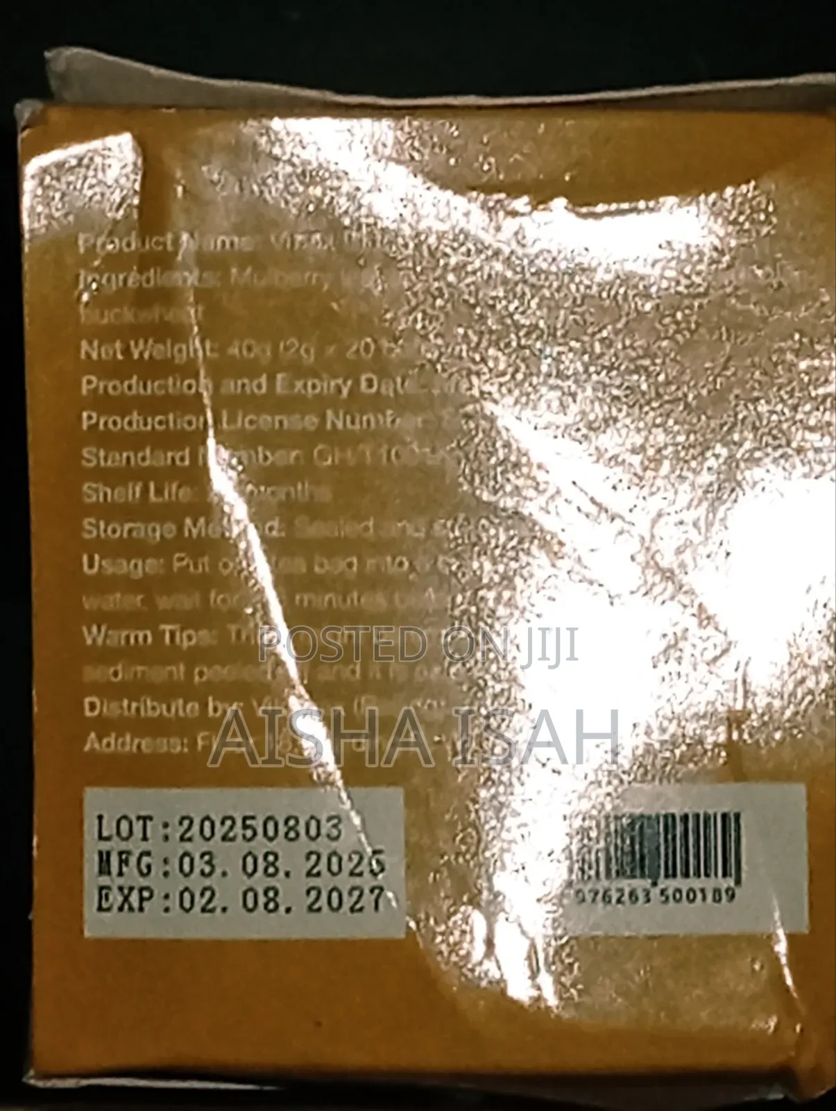 Vmax Blood Sugar Balance Tea