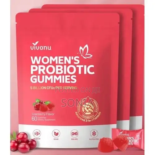 Women's Probiotics Gummies With Cranberry 60 Gummies