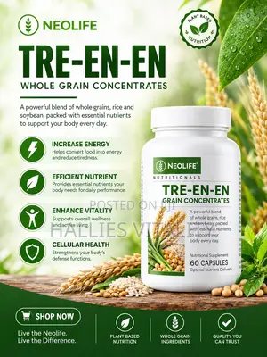 Anti Aging for Body Cells Nourishment and Longevity (Tre-en-En)