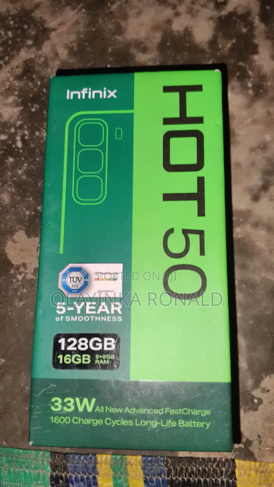 Infinix Hot 50 128 GB Silver