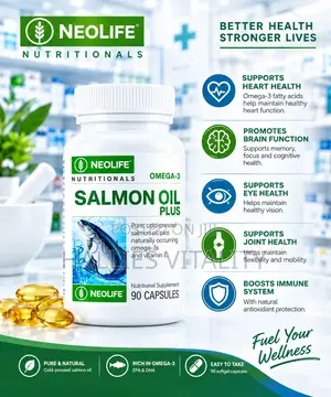 Omega-3 Plus - 90 Capsules (Single) for Brain, Joints and Healthy Eyes