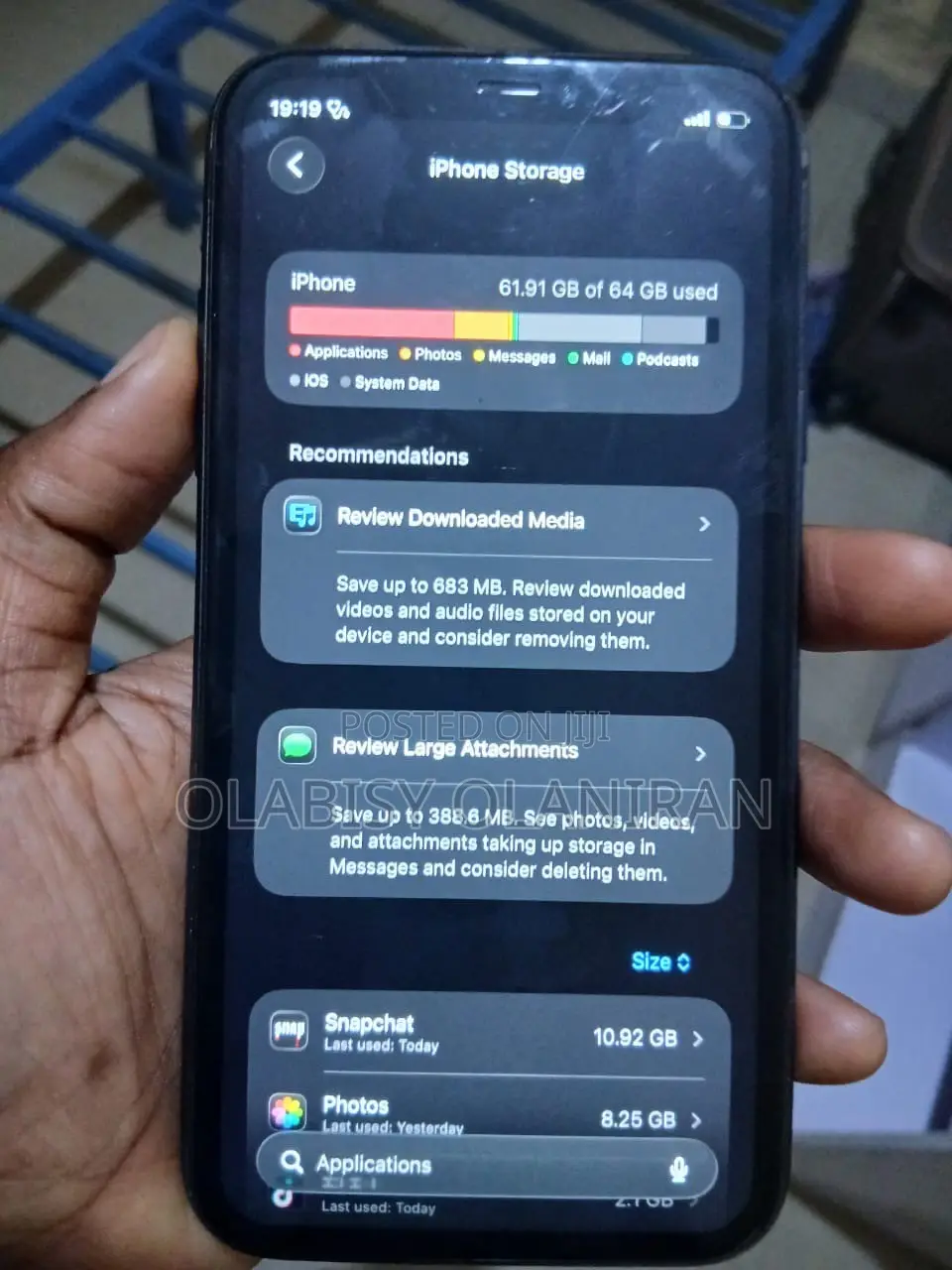 Apple iPhone 11 64 GB Black