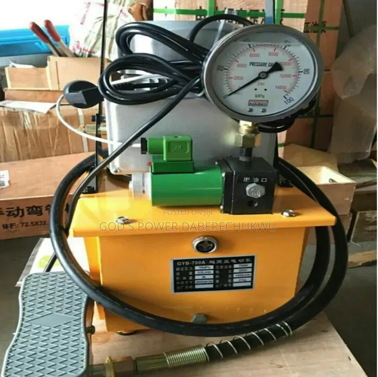 Electric Hydraulic Pump With Solenoid Valve Control