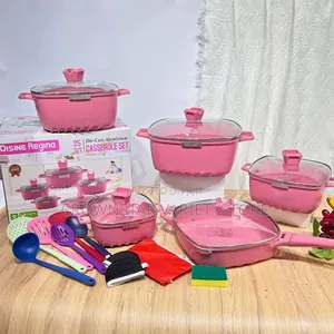 25pcs Die-Cast Casserole Cooking Set