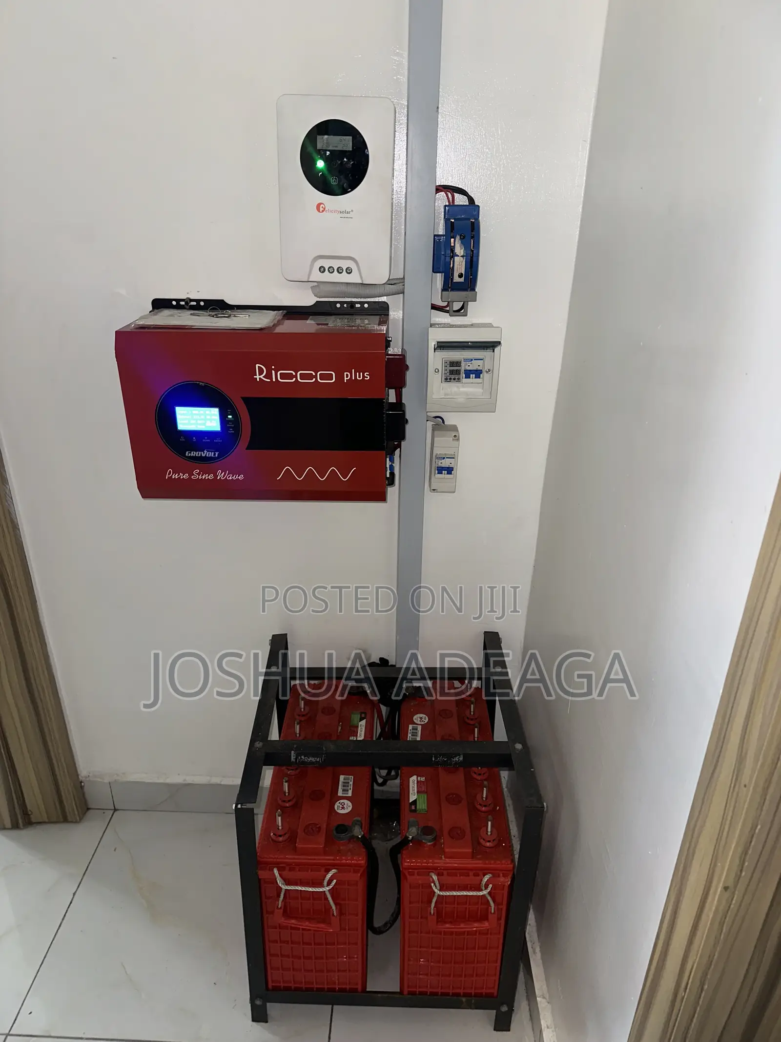Solid Inverter and Battery for Sale Without Panel