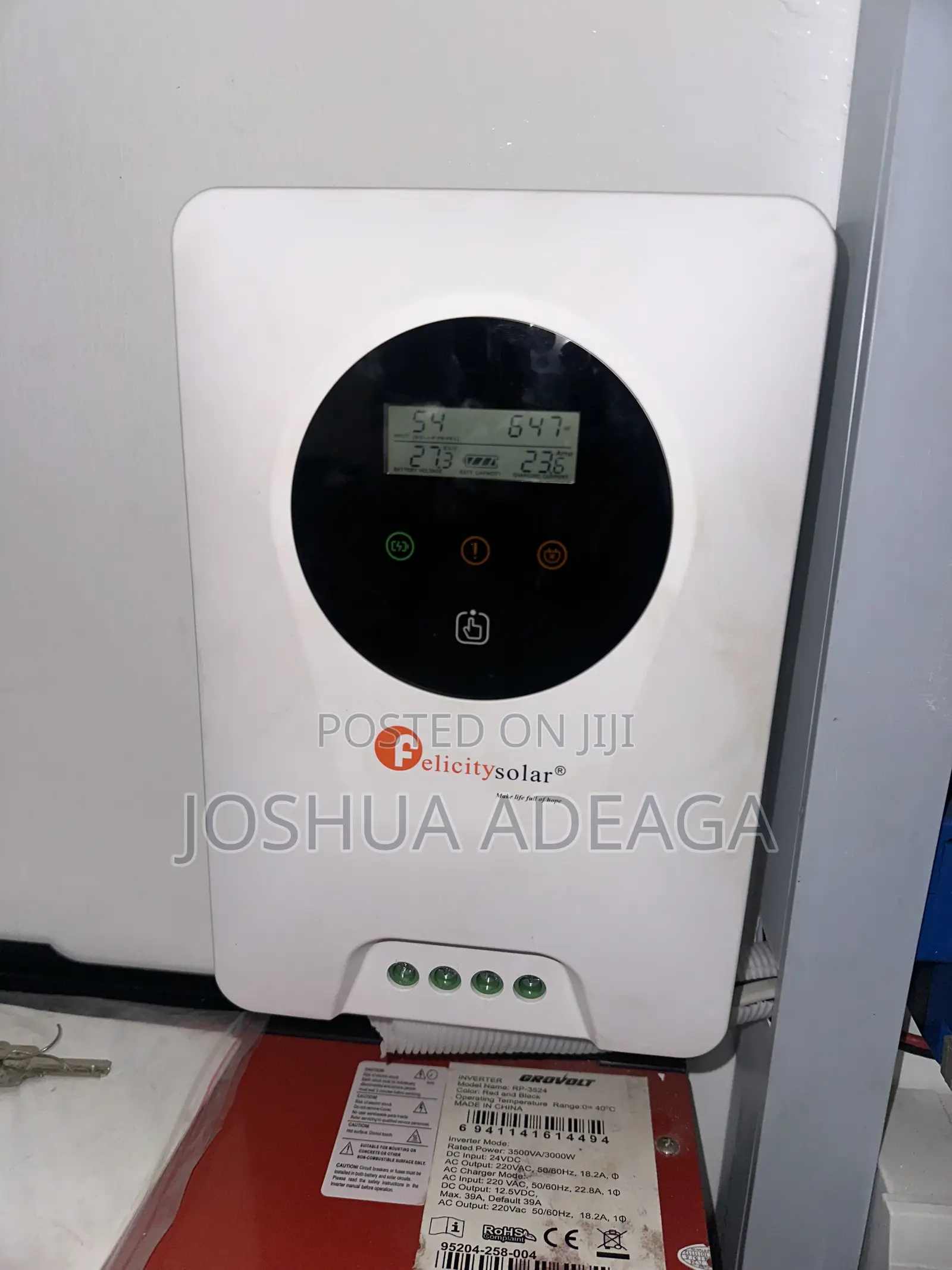 Solid Inverter and Battery for Sale Without Panel