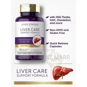 Liver Care Support Formula Capsules With Milk Thistle, NAC, Dandelion
