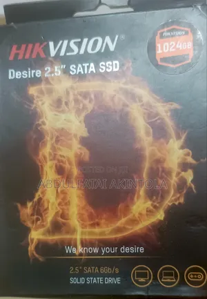 Hikvision Desire 1TB 2.5" SATA SSD – Brand New