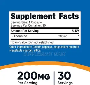 L-Theanine 200mg X30 Capsules