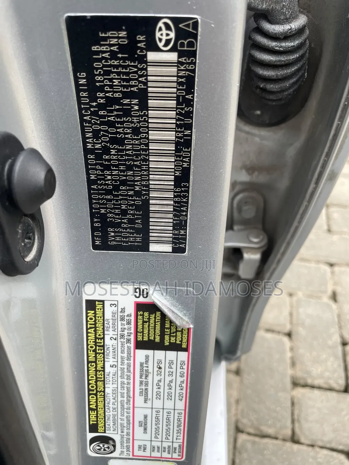 Toyota Corolla 2014 Silver