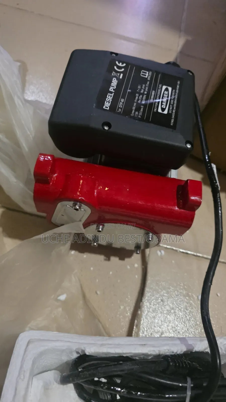 Diesel Pump 220/230v AC in and Outlet