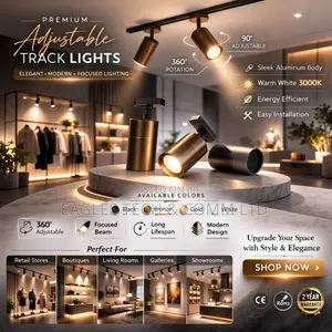 3in1 Track Light With Rail (40watts)