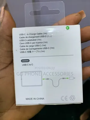 Braided USB-C to USB-C 60W Fast Charging Cable (1m) for iPhone 15 Up