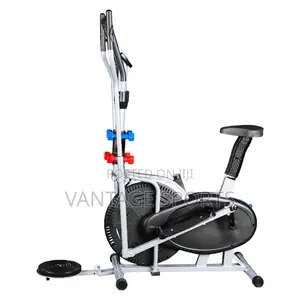 Indoor Elliptical Cross Trainer Bike –Cardio Exercise Machine for Home