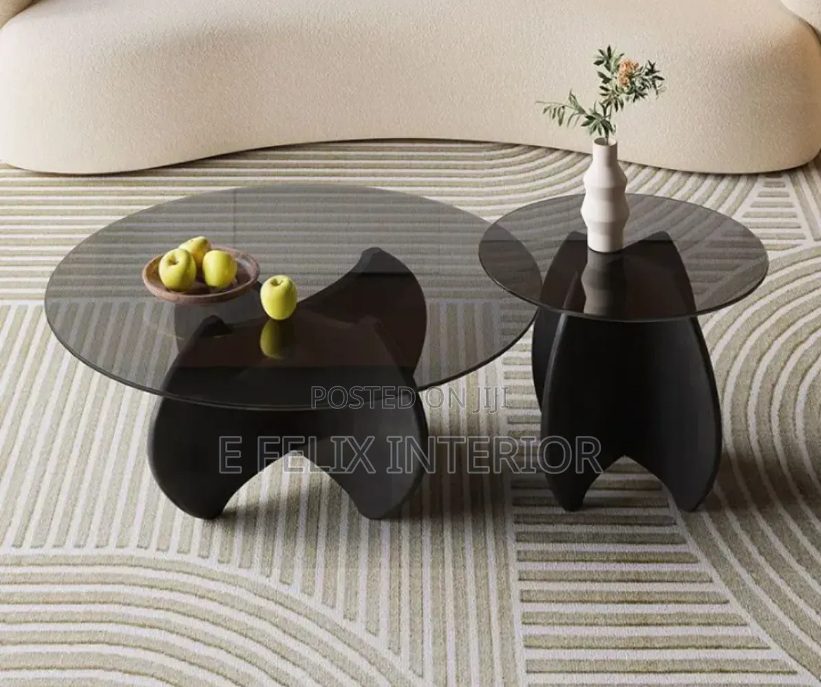 Luxury 1+1 Black Center Table