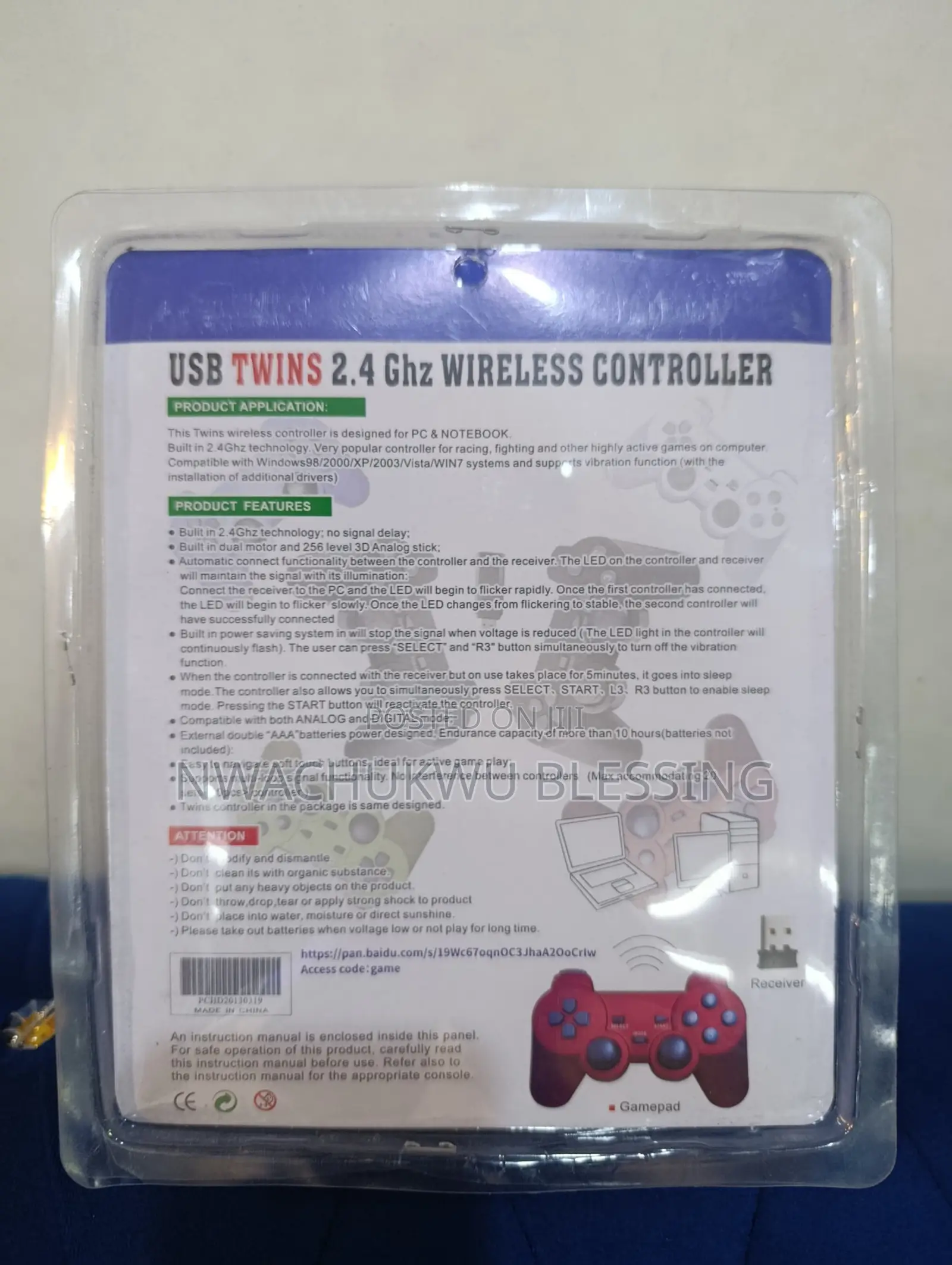 USB Twin Wireless Controller