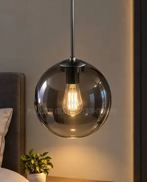 Smoky Bedside Pendant Light