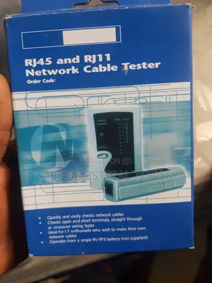 RJ45 and RJ11 Network Cable Tester