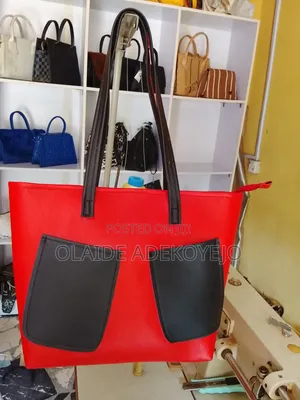 Plain Leather Handmade Tote Bag