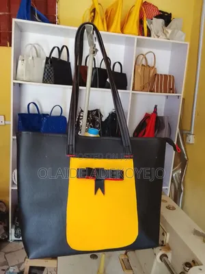 Plain Leather Handmade Tote Bag