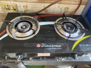 Binatone 2 Burner Glass Top Gas Cooker