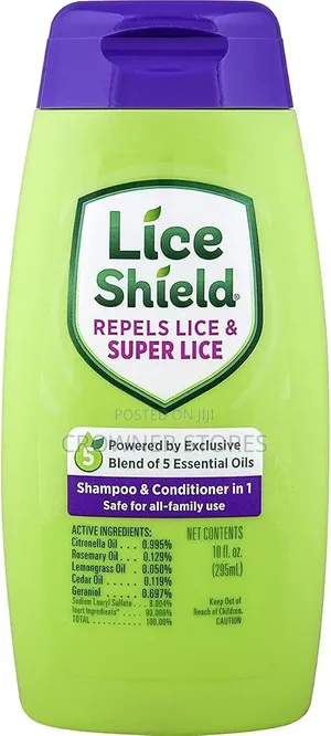 Lice Shield Shampoo Conditioner in 1 Bottle,