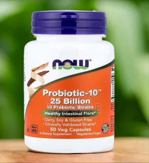 Now Probiotic-10, 25 Billion Cfu Capsules X 50