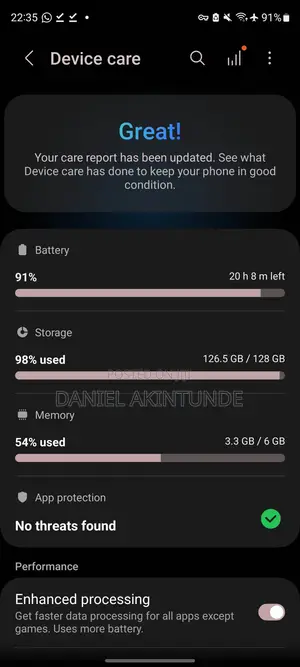 Samsung Galaxy S20 FE 5G 128 GB Silver