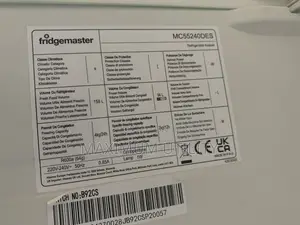 Fridgemaster 252 Liters Uk Used Refrigerator With External Condenser