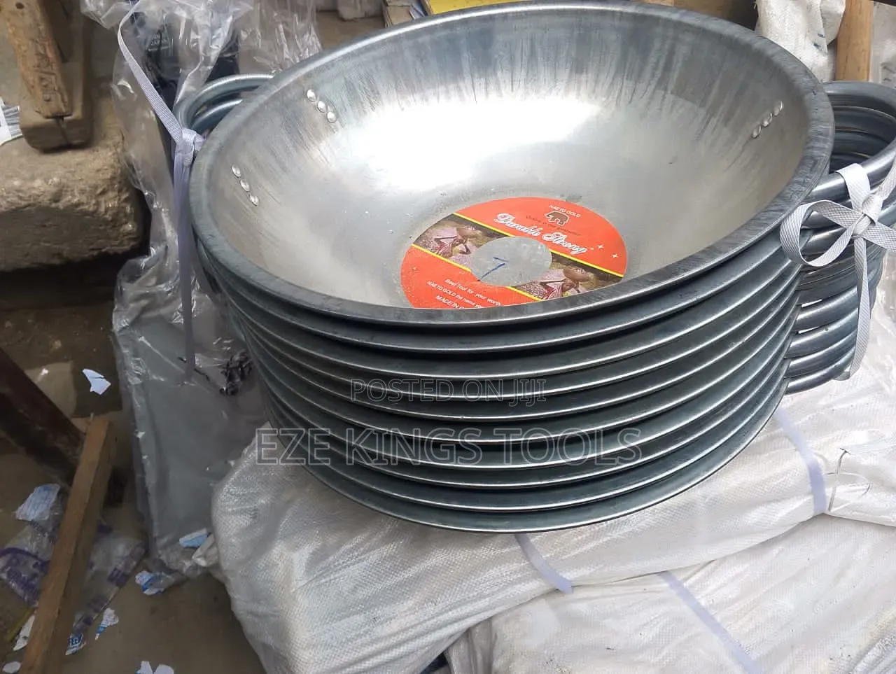 Galvanized Iron Steel Head Pans
