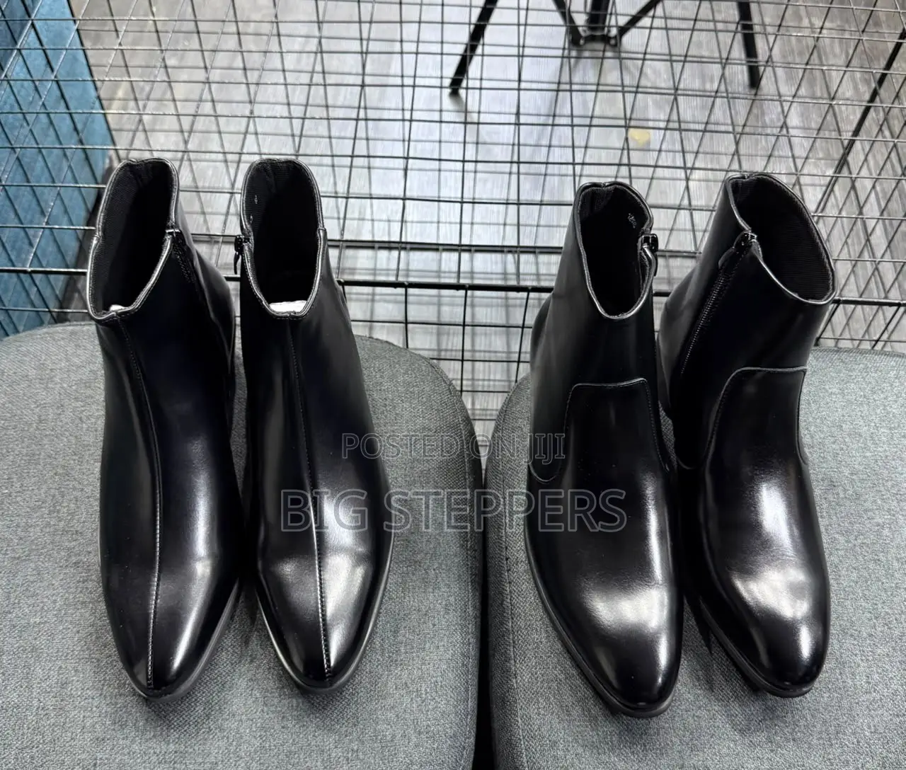 Heeled Chelsea Boot Black