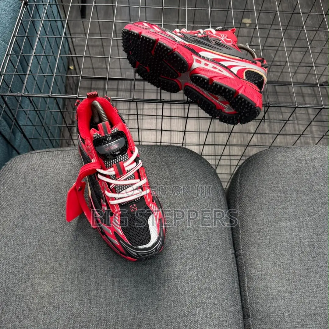 Off White Red Sneakers