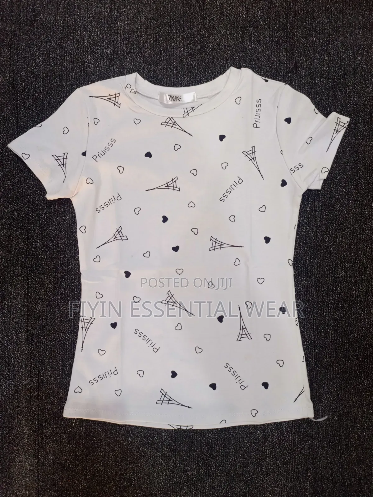 Ladies Eiffel Tower-Inspired Top