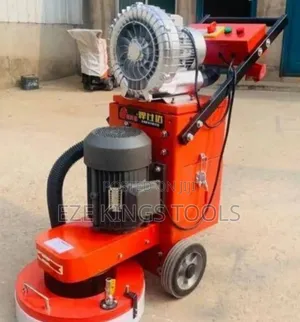 Orange Concrete Floor Grinder and Polisher