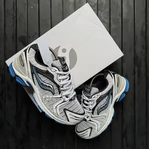 Saucony Blue and White Sneakers