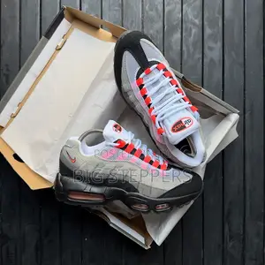 Nike Air Max Sneakers Red and Black