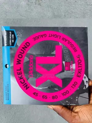 D’Addario 6 Strings Bass Guitar Set Strings_ Quality Proven Daddario