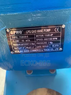 11KW Ex- Proof LPG Gas Vane Pump