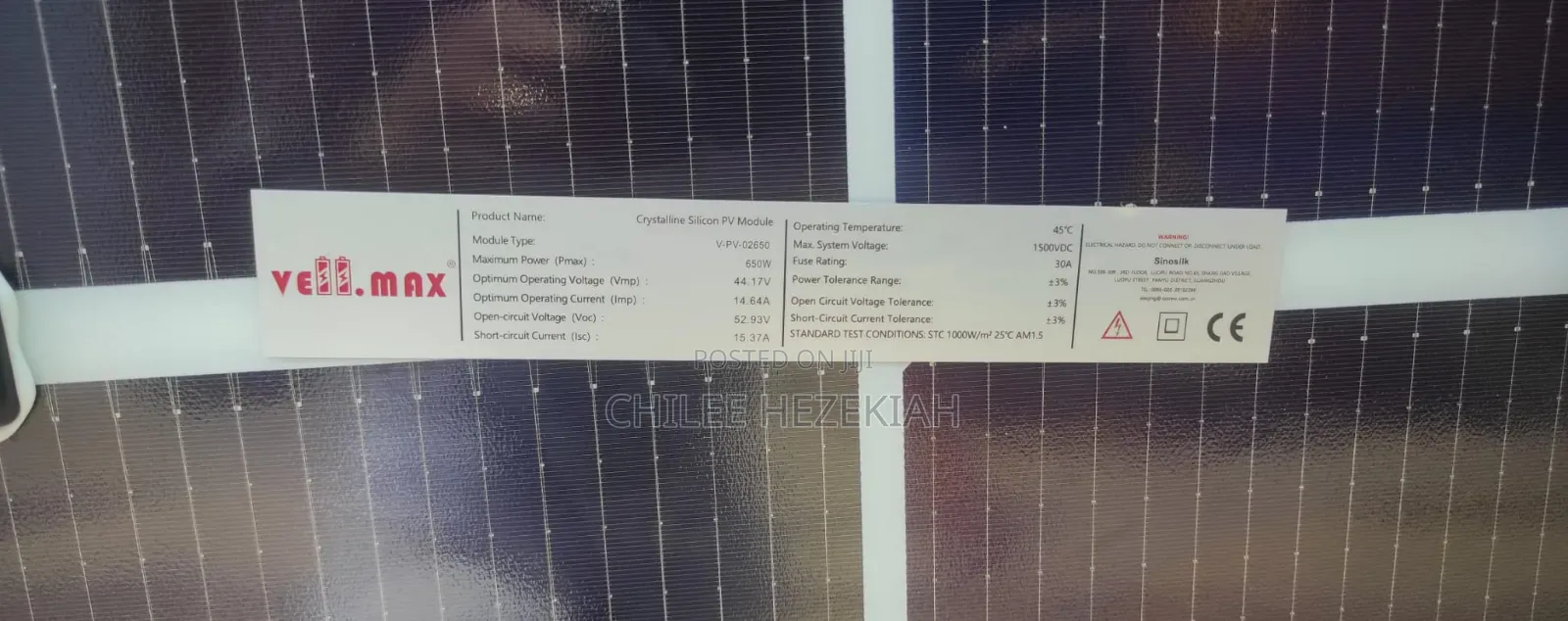 610watt Bi-Fical Solar Panel