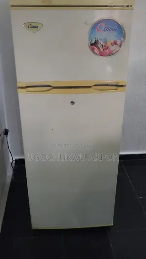 Qlink Double Door Refrigerator With Top Freezer