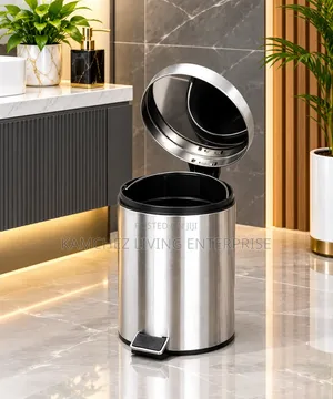Premium 12Liters Stainless Steel Pedal Waste Bin