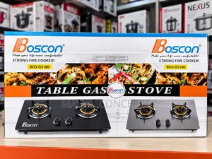 Boscon Built-in Flat Cabinet/Table Glass Gas Burner-Bos-Gs180