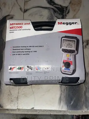Megger MIT400/2 MIT2500 Series Insulation and Continuity Tester