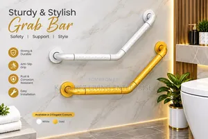 Premium Bathroom Safety Grab Bar for the Elderly or Handicap