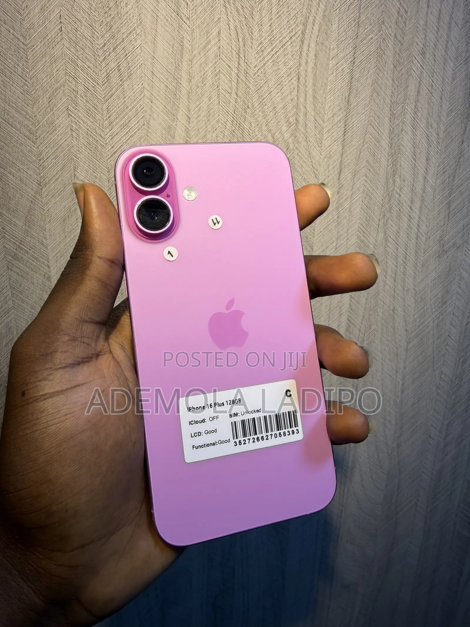Apple iPhone 16 Plus 128 GB Pink