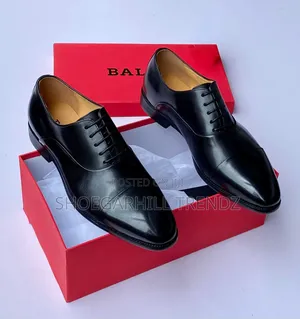 Oxford Leather Bally Men Shoes
