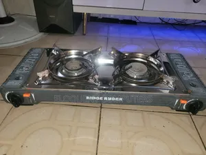 Ridge Ryder Portable Double-Burner Butane Gas Stove