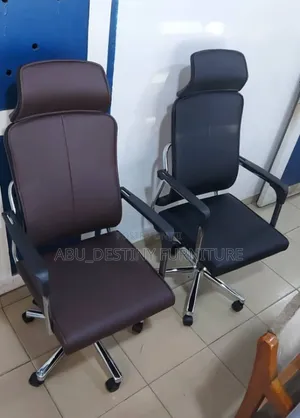 Office Leather Chair With Headrest